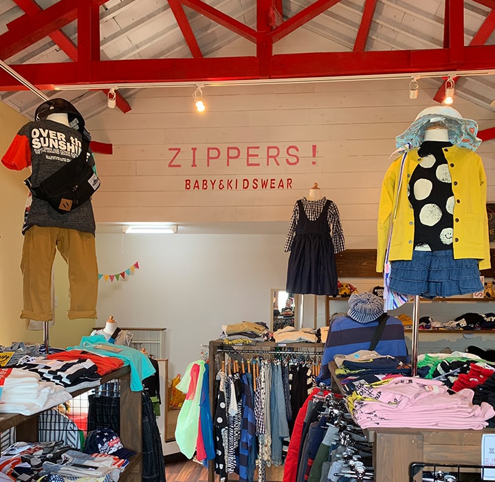 子供服・ベビー服のセレクトショップZipeers店内
